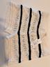 L Space 100% Cotton Solid White Black Shorts Size M - photo 5