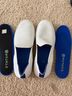 ROTHY'S 100% Other White Blue Sneakers Size 6 1/2 - photo 3