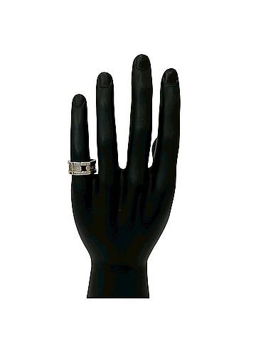 Tiffany & Co. TIFFANY&amp;Co. Tiffany Vintage 1837 Element Ring, Sterling Silver 925, Item Number 40273 (view 2)