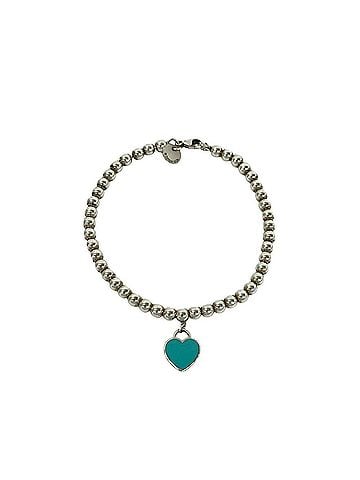 Tiffany & Co. TIFFANY&amp;Co. Tiffany Return to Collection Bead Bracelet, Sterling Silver 925, Accessory, Silver, 43864 (view 1)