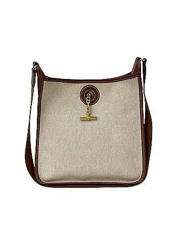 Hermès HERMES Vintage Vespa PM Toile H Buffalo Leather Shoulder Bag Natural 18738 (view 1)