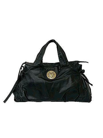 Gucci GUCCI Hysteria Logo Hardware Ribbon Motif Leather Handbag Mini Boston Bag Black 36848 (view 1)