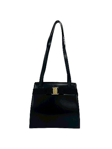 Salvatore Ferragamo Salvatore Ferragamo Vara Ribbon Hardware Calf Leather Tote Bag Semi Shoulder 17264 (view 1)