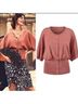 CAbi Solid Pink Cardigan Size M - photo 7
