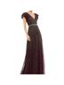 Mac Duggal 100% Polyester Multi Color Cocktail Dress Size 6 - photo 1