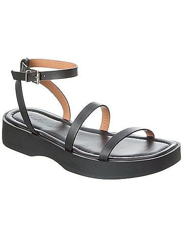 Donald J Pliner Charita women’s black strap square open toe Sandals (view 1)