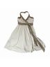 BCBG Ivory Gold Cocktail Dress Size 6 - photo 4