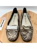 Anne Klein 100% Other Snake Print Black Brown Flats Size 10 - photo 4