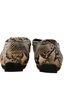 Anne Klein 100% Other Snake Print Black Brown Flats Size 10 - photo 2