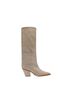 Miista 100% Leather Tan Boots Size 7 - photo 1