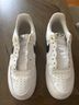Nike 100% Leather White Black Sneakers Size 7 1/2 - photo 3