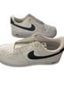 Nike 100% Leather White Black Sneakers Size 7 1/2 - photo 1