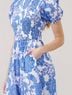 Sugarlips Floral Blue White Casual Dress Size L - photo 3