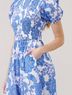 Sugarlips Floral Blue White Casual Dress Size XL - photo 3
