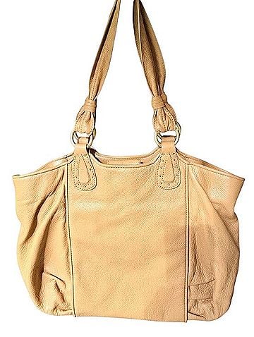Sigrid Olsen Pebbled Leather Satchel Tote Leather Shoulder Bag (view 2)