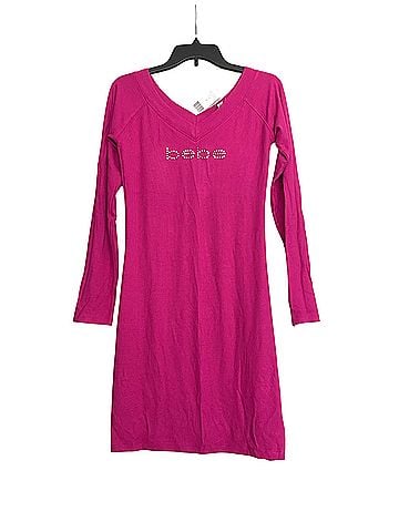 Bebe Swarovski Logo Long Sleeve Dress Casual Dress (view 1)