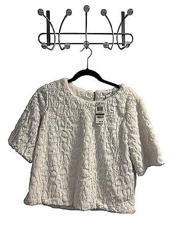 Bar III Short Sleeve Blouse (view 1)