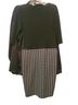 Homeyee Houndstooth Black White Cocktail Dress Size 6 - photo 2