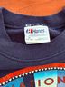 Hanes Color Block Graphic Blue Sweatshirt Size M - photo 3