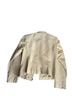 Ann Taylor 100% Leather 50% Nylon 50% Acetate Tan Leather Jacket Size S - photo 2
