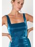 Lulus Solid Teal Cocktail Dress Size S - photo 3