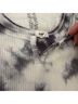 Garage Tie-dye Black White Sleeveless Top Size XL - photo 3