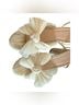 Loeffler Randall 100% Polyester Solid Ivory Pink Sandals Size 8 - photo 5