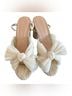 Loeffler Randall 100% Polyester Solid Ivory Pink Sandals Size 8 - photo 3