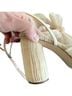 Loeffler Randall 100% Polyester Solid Ivory Pink Sandals Size 8 - photo 13