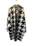 Express Houndstooth Black White Gray Jacket Size L - photo 1