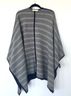 Tory Burch Stripes Black White Coat Size M - photo 6