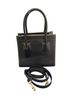 Coach 100% Leather Solid Black Leather Tote One size - photo 1