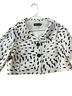 Teri Jon by Rickie Freeman Polka Dots White Black Blazer Size 12 - photo 1