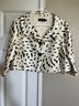 Teri Jon by Rickie Freeman Polka Dots White Black Blazer Size 12 - photo 4