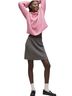 Maeve Gray Wool Skirt Size L - photo 1