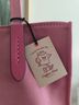 Coach Pink Leather Tote One size - photo 5