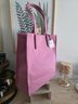 Coach Pink Leather Tote One size - photo 3