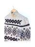Veronica Beard Fair Isle Gray Ivory Turtleneck Sweater Size XS - photo 5
