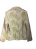 Coldwater Creek 58% Cotton 40% Polyester 2% Spandex 100% Polyester Floral Green Ivory Blazer Size 10 - photo 2