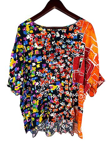Jams World Short Sleeve Blouse (view 1)