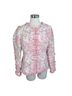 Boston Proper 100% Polyester Floral Pink Ivory Blazer Size 12 - photo 5