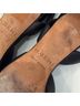 M. Gemi 100% Leather Black Heels Size 7 1/2 - photo 5