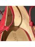 Stuart Weitzman 100% Suede Red Flats Size 9 1/2 - photo 5