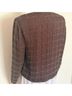 Papell Boutique Evening 100% Silk Checkered-gingham Brown Jacket Size S - photo 6