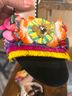 Betsey Johnson Multi Color Black Pink Yellow Green Orange Heels Size 7 1/2 - photo 6