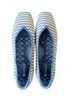 Vivaia Chevron-herringbone Blue White Flats Size EU 42 - photo 1