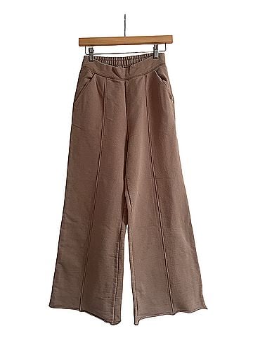 TKEES Wide Leg Trouser Casual Pants (view 1)