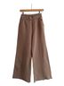 TKEES 100% Cotton Brown Casual Pants Size S - photo 1