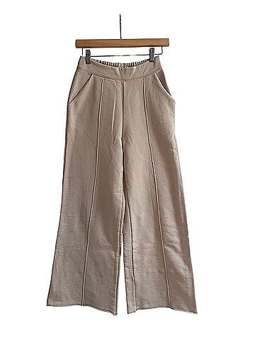 TKEES Wide Leg Trouser Casual Pants (view 1)