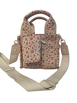 Madden Girl Pink Rose Floral Small Purse Crossbody Bag (view 1)
